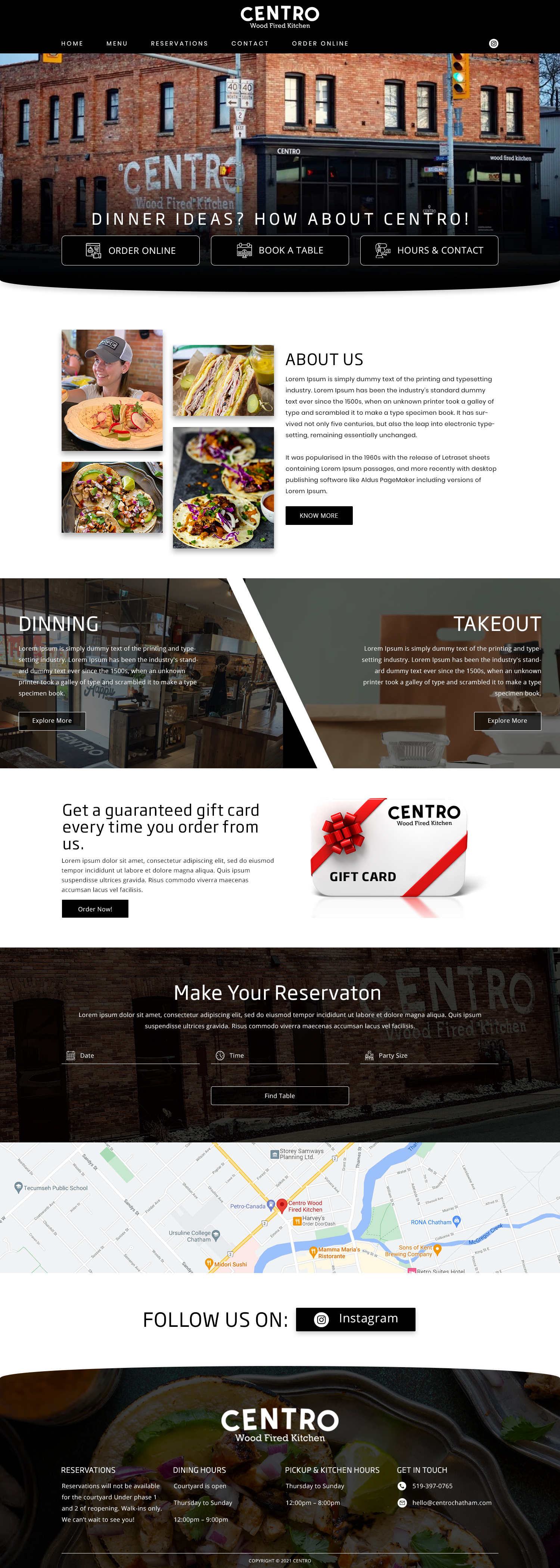Web-Design von GigSoftPro für Centro Wood Fired Kitchen | Design #27063248