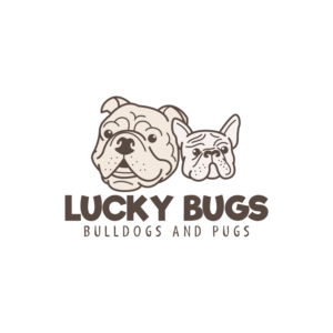 lucky bugs - bulldogs and pugs | Diseño de Logo por delegacydesign