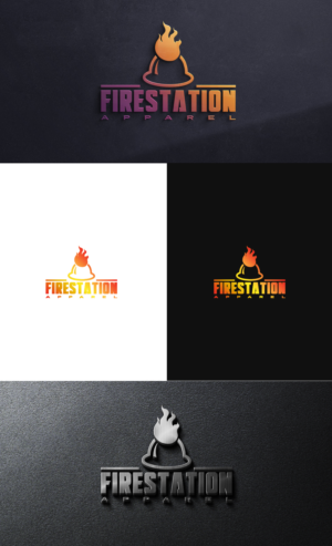 Fire Station Apparel | Logo Design by GLDesigns