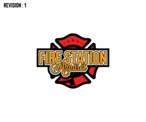 Fire Station Apparel | Logo Design by uitaki
