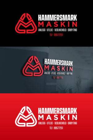 HAMMERSMARK MASKIN | Diseño de Logo por Sergio Coelho