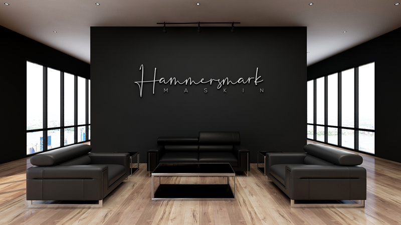 Logo Design by MagicMan 3 for HAMMERSMARK MASKIN | Design #27056878