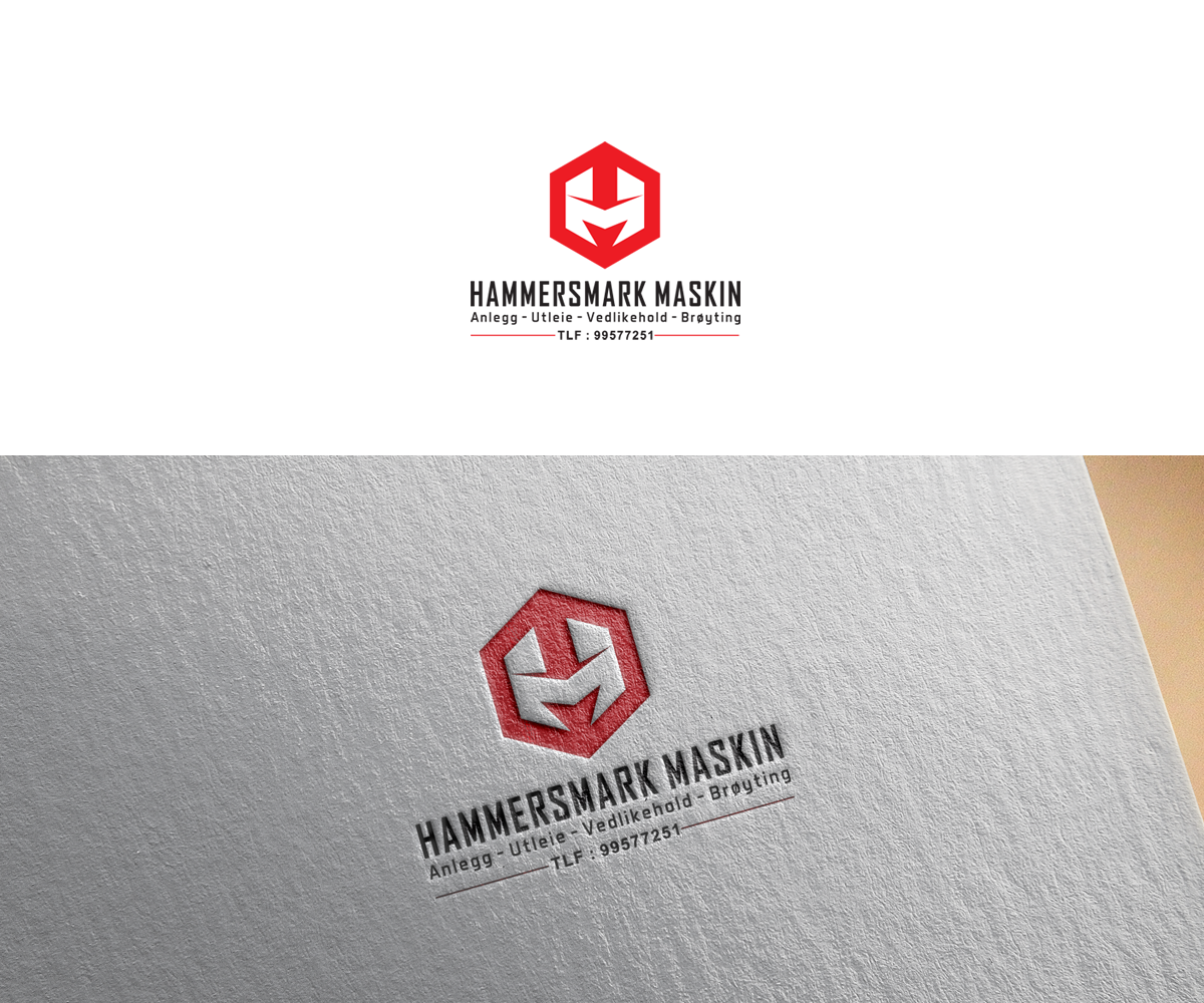 Logo Design by bijuak for HAMMERSMARK MASKIN | Design #27053431
