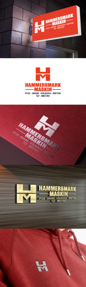 Logo Design by creative.visuals for HAMMERSMARK MASKIN | Design: #27085287