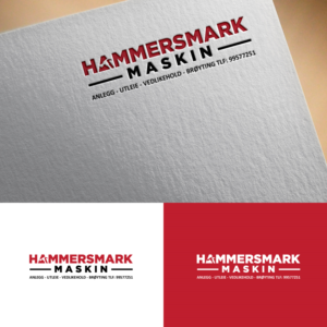 Logo-Design von Anekaa für HAMMERSMARK MASKIN | Design: #27052407