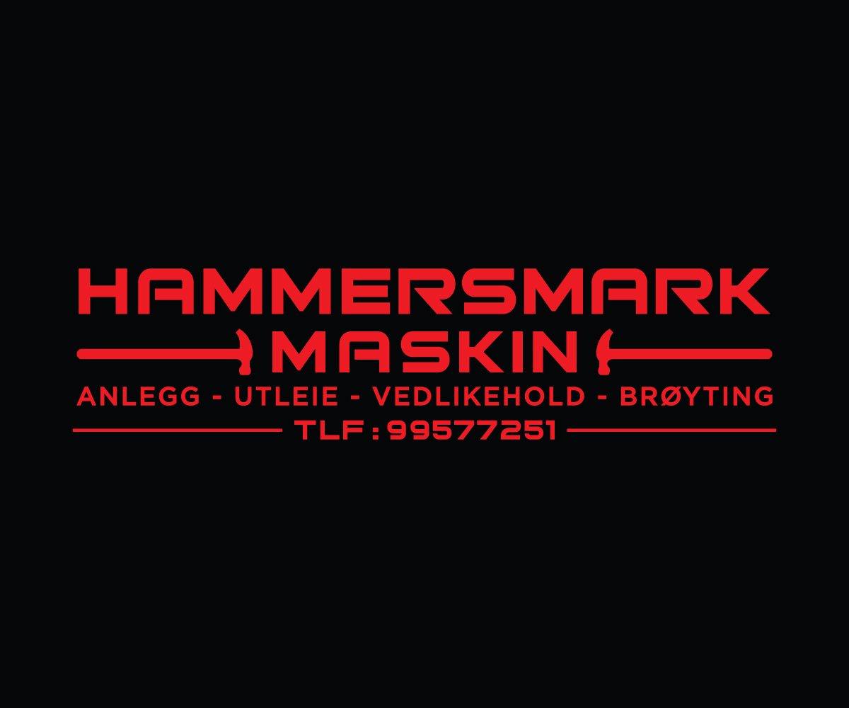 Logo Design by Atec for HAMMERSMARK MASKIN | Design #27053792
