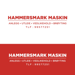 Logo Design by N83touchthesky for HAMMERSMARK MASKIN | Design: #27053987