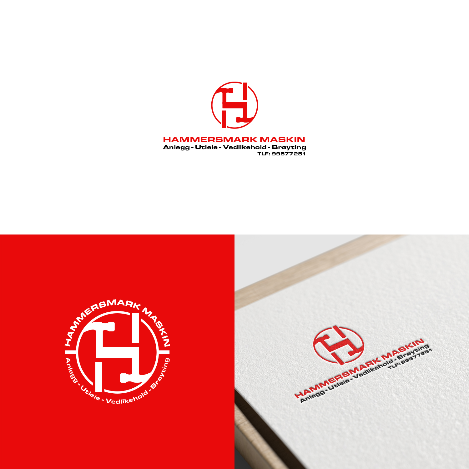 Logo Design by nzdesigners for HAMMERSMARK MASKIN | Design #27060256