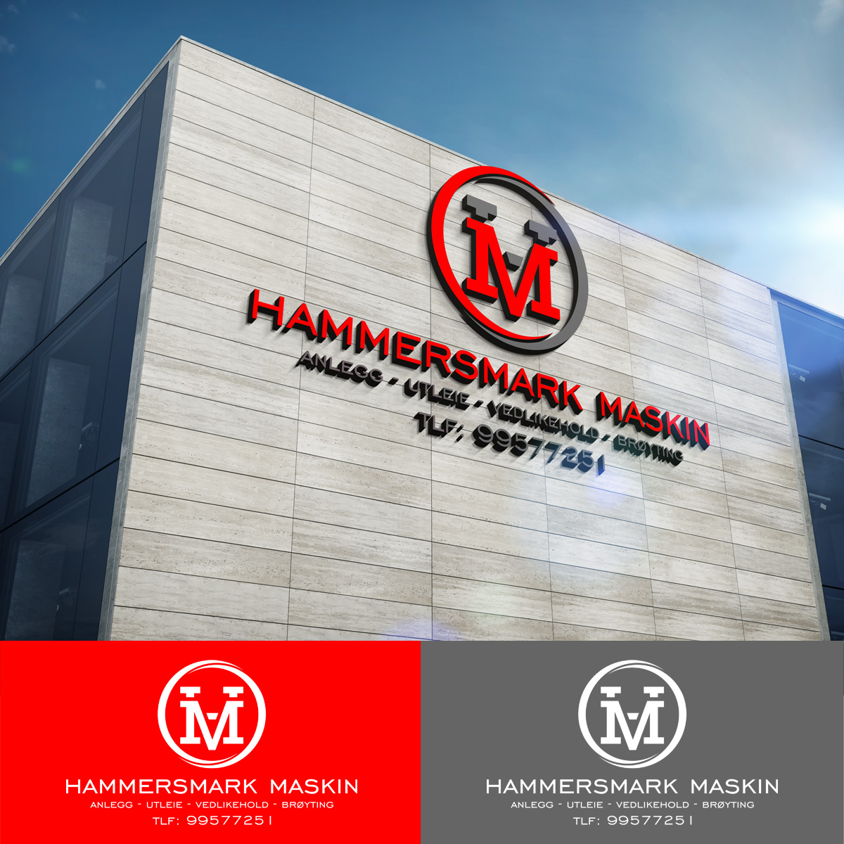 Design de Logo par FDesignIndonesia pour HAMMERSMARK MASKIN | Design #27058415