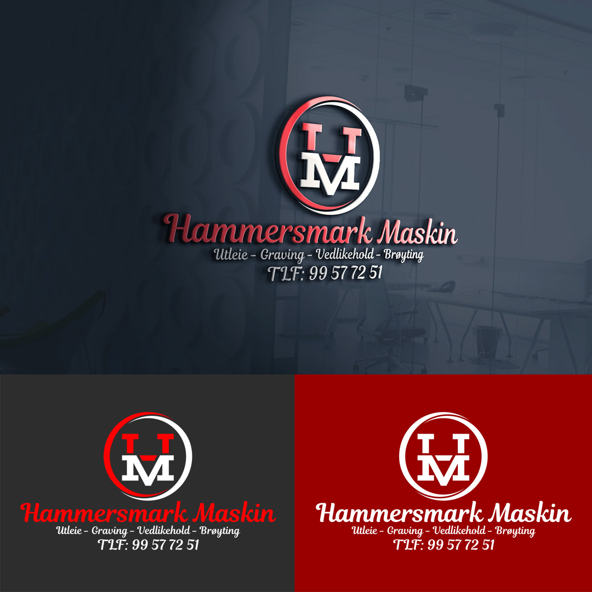 Logo Design by FDesignIndonesia for HAMMERSMARK MASKIN | Design #27062909