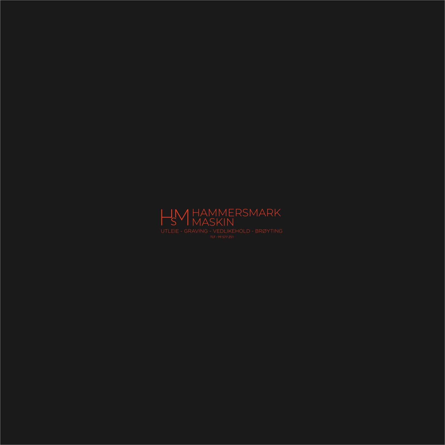 Logo Design by Maulana 2023 for HAMMERSMARK MASKIN | Design #27068627