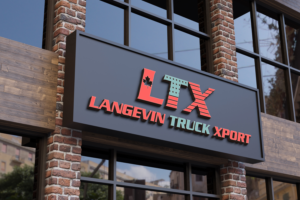 Langevin Truck Xport | Logo Design by makerlogoz