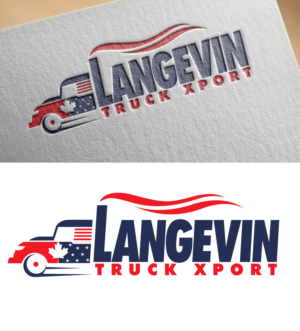 Langevin Truck Xport | Logo-Design von blue eye