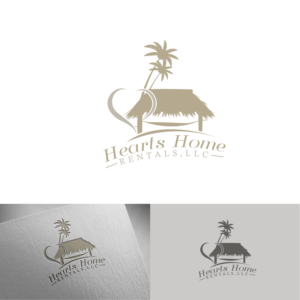 Hearts Home Rentals, LLC | Logo Design by UMBRA Designs