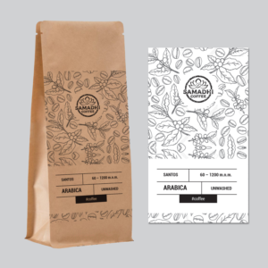 Coffee bag stamp design for new coffee brand | Label Design by Fat Bat Man