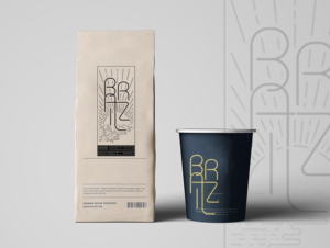 Coffee bag stamp design for new coffee brand | Diseño de Etiqueta por JTdsign