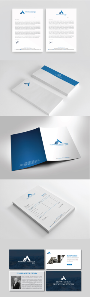 Letterhead, envelope, invoice, powerpoint | Design de Papeterie par R.design