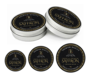 Label Design for Saffron Company | Diseño Gráfico por ARTOGRAPHY