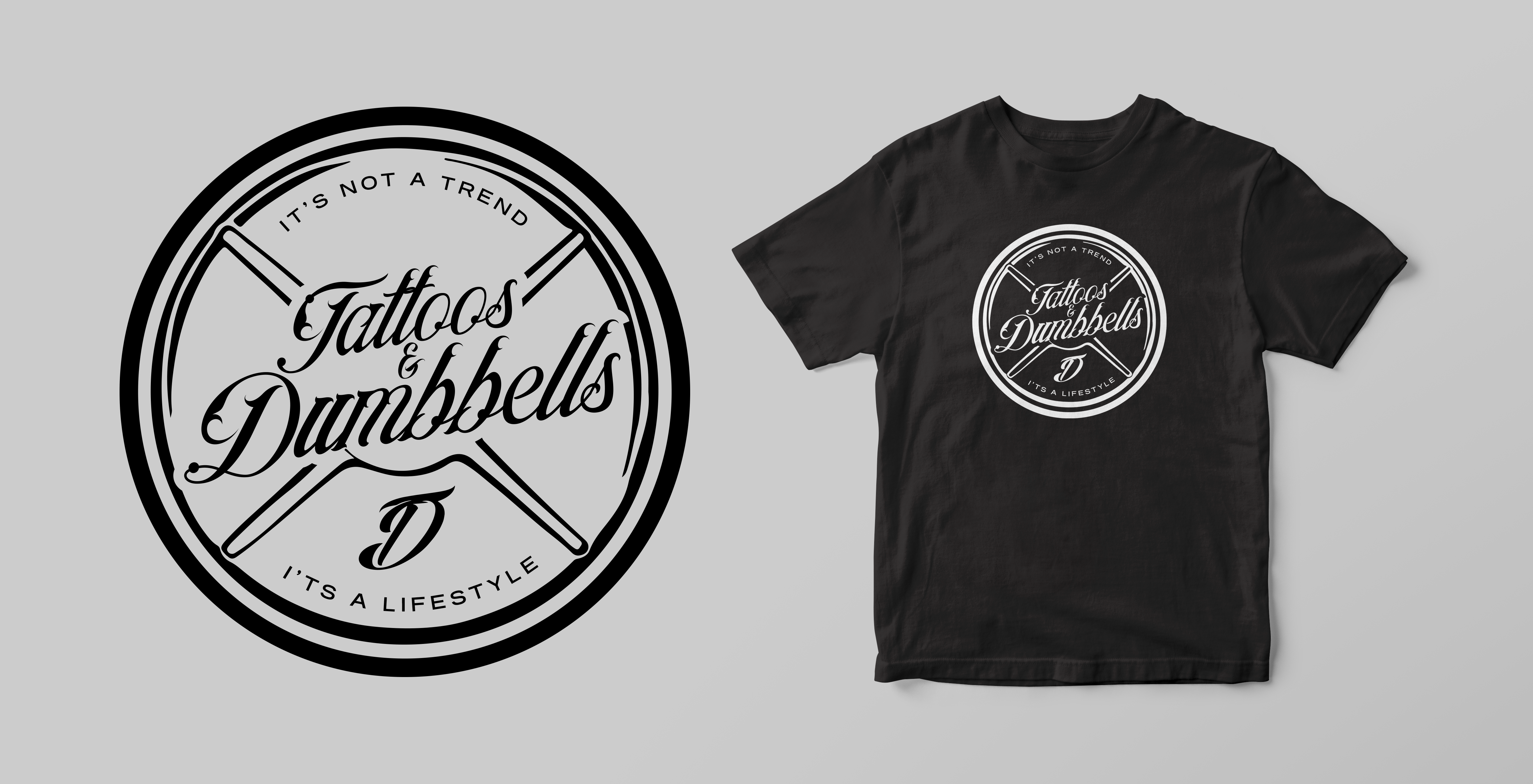 T-shirt Design by josedomingo for Tattoos & Dumbbells, Musclepreneur | Design #27056945