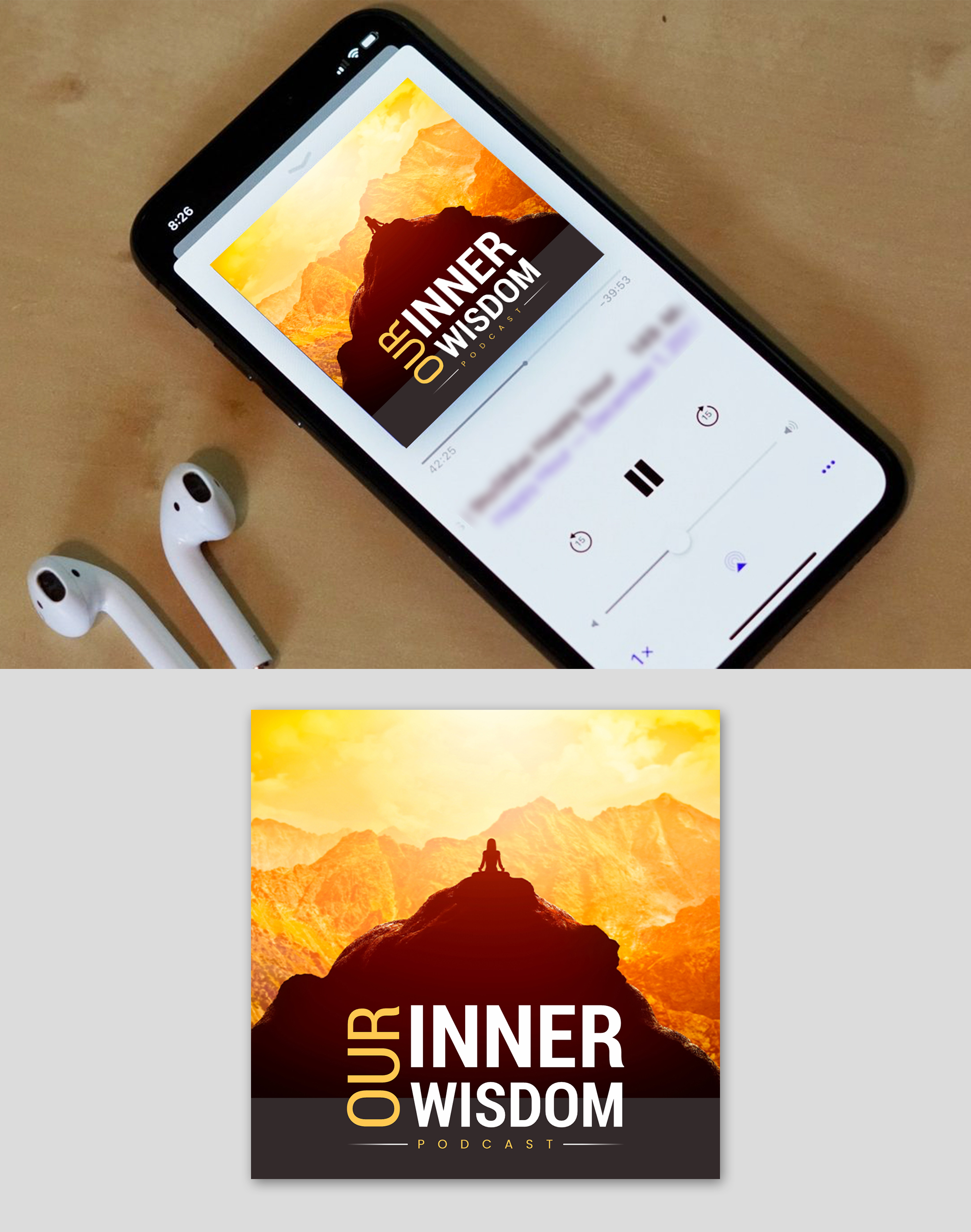 Podcast Design by Fat Bat Man for this project | Design: #27054903