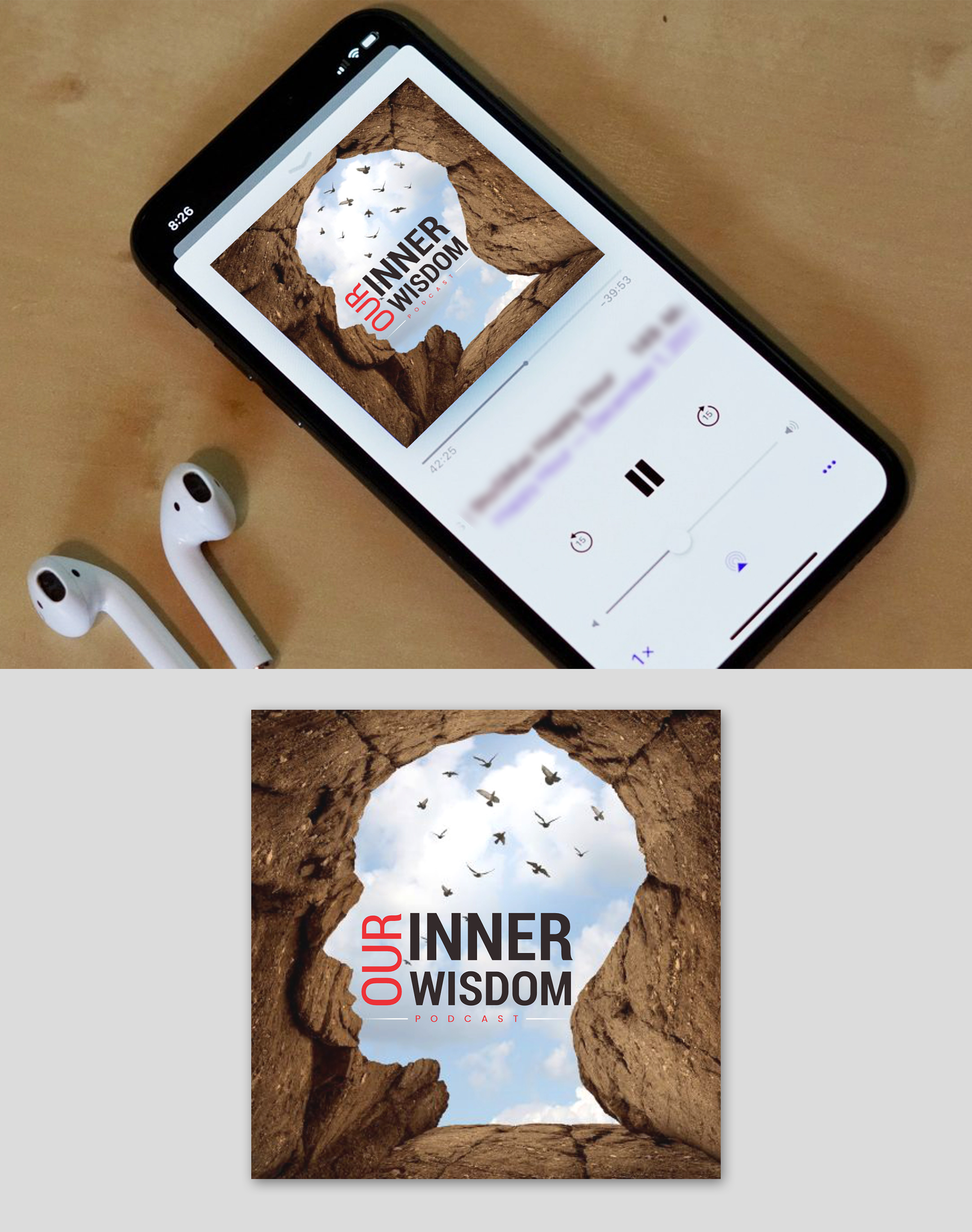 Podcast Design by Fat Bat Man for this project | Design #27063908