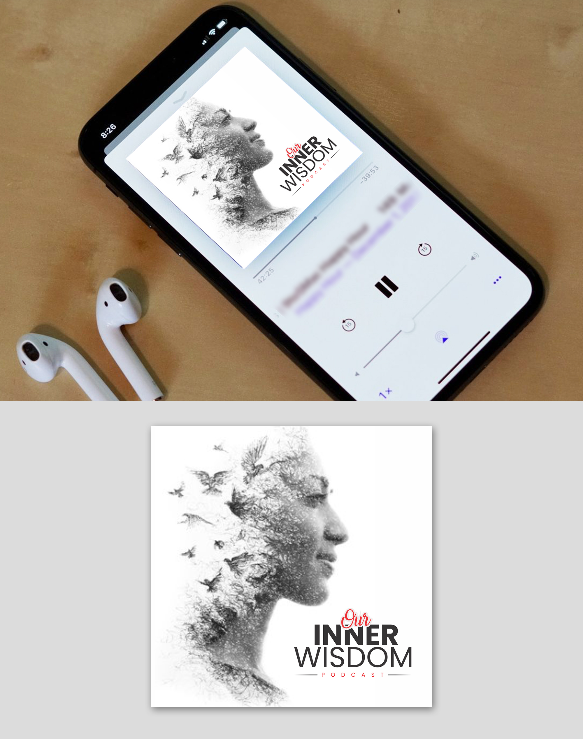 Podcast Design by Fat Bat Man for this project | Design #27063911