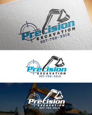 Precision Excavation | Logo Design by Dot Design 3