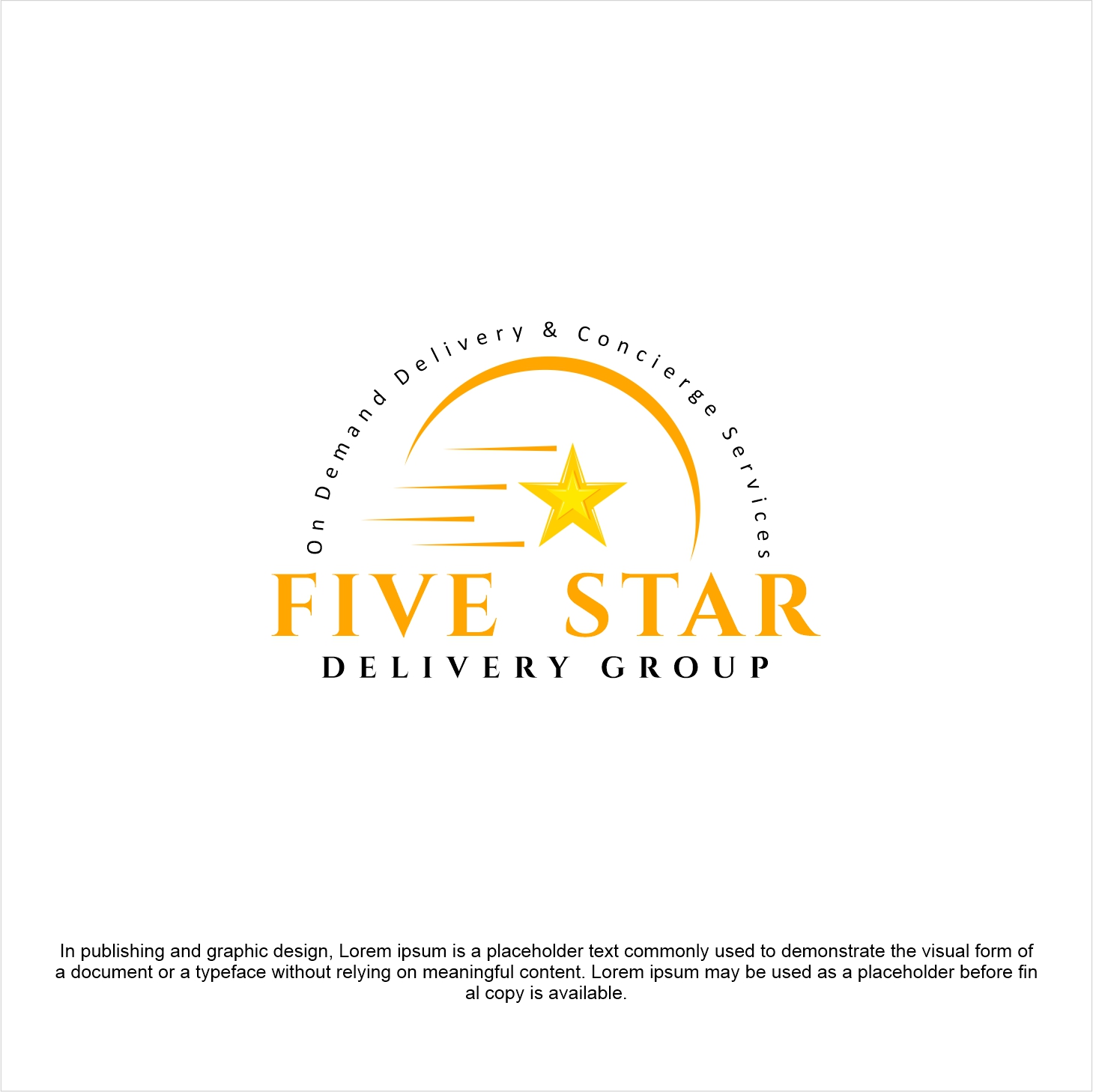 Logo Design by creative.bugs for Five Star Delivery Group | Design #27062387