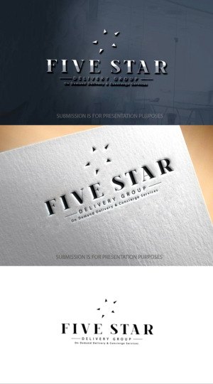 FIVE STAR DELIVERY GROUP  On Demand Delivery & Concierge Services | Design de Logo par graphicevolution