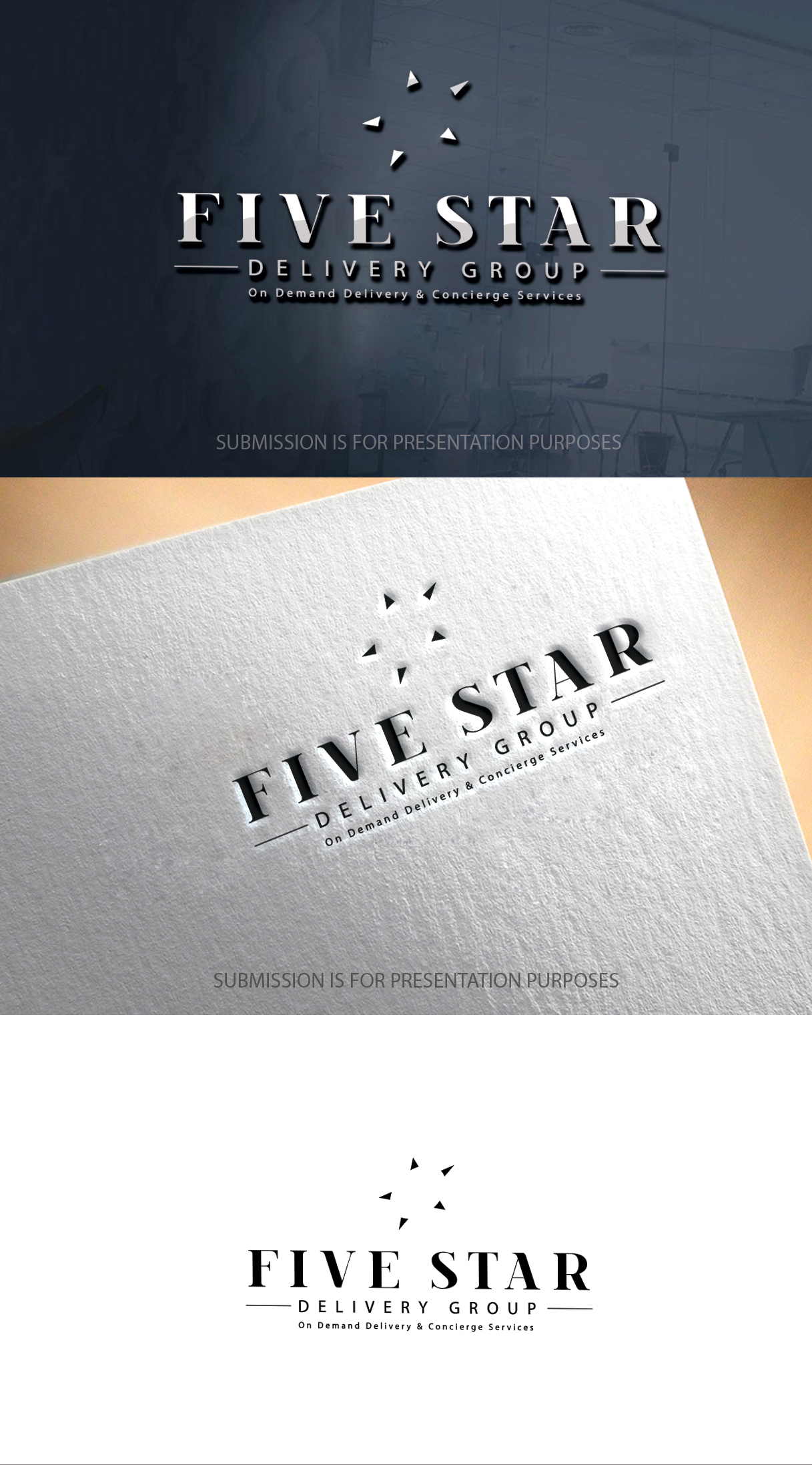 Diseño de Logo por graphicevolution para Five Star Delivery Group | Diseño #27135373