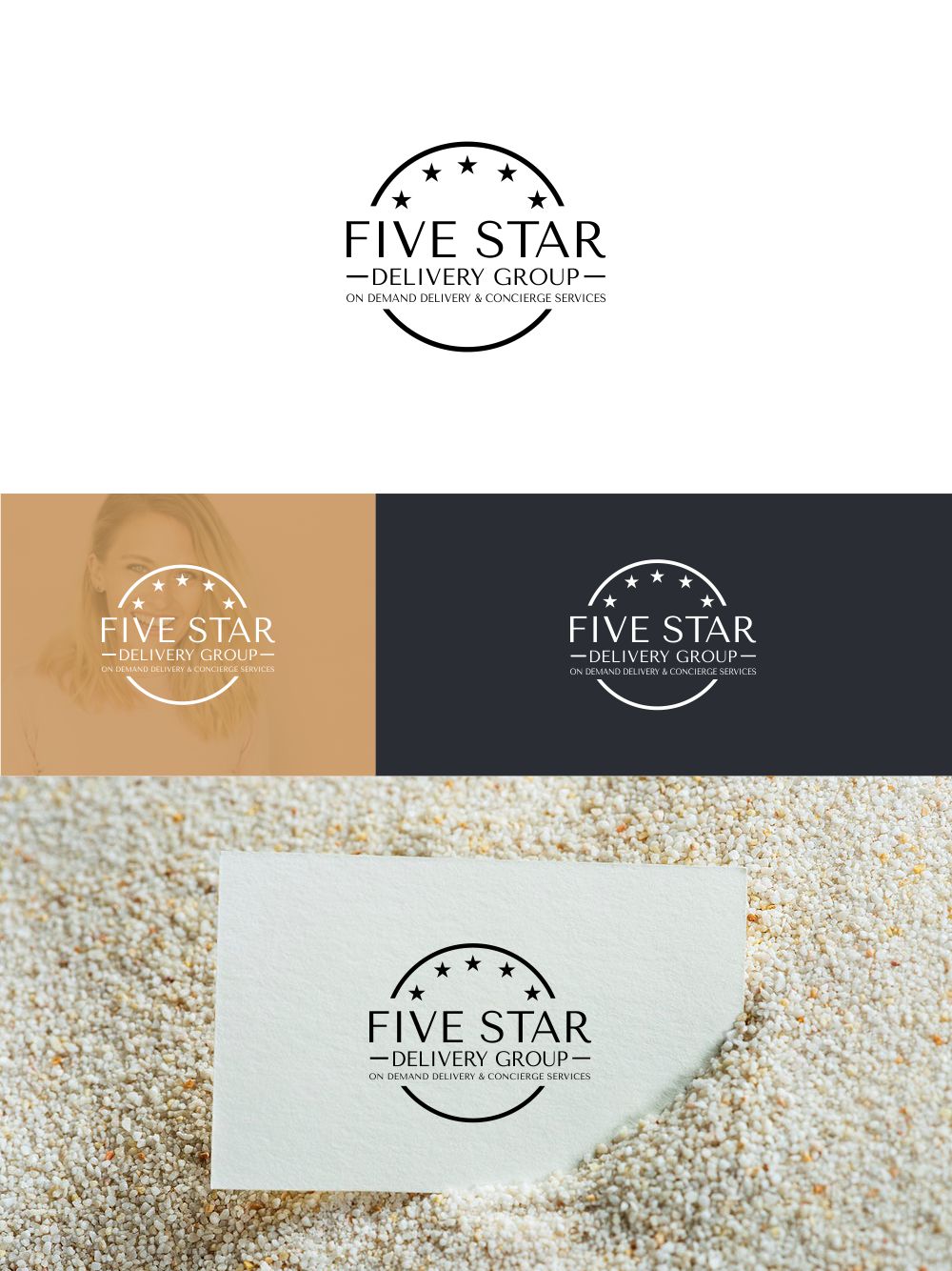 Logo Design by Apple Dsigner for Five Star Delivery Group | Design #27058384