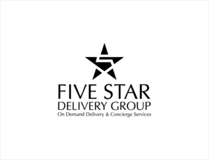 FIVE STAR DELIVERY GROUP  On Demand Delivery & Concierge Services | Logo Design by BNdesigner