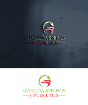 Givelda Springs Finger Limes | Logo Design by Mr Line @rt