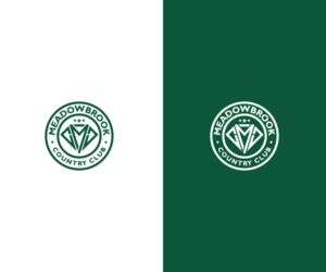 Please provide a version that includes and excludes "Meadowbrook Country Club" | Logo Design by Ochieng