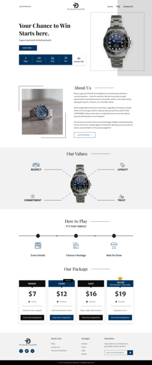 Diseño Web por Creative Air para The Deluxe Collective | Diseño: #27075377