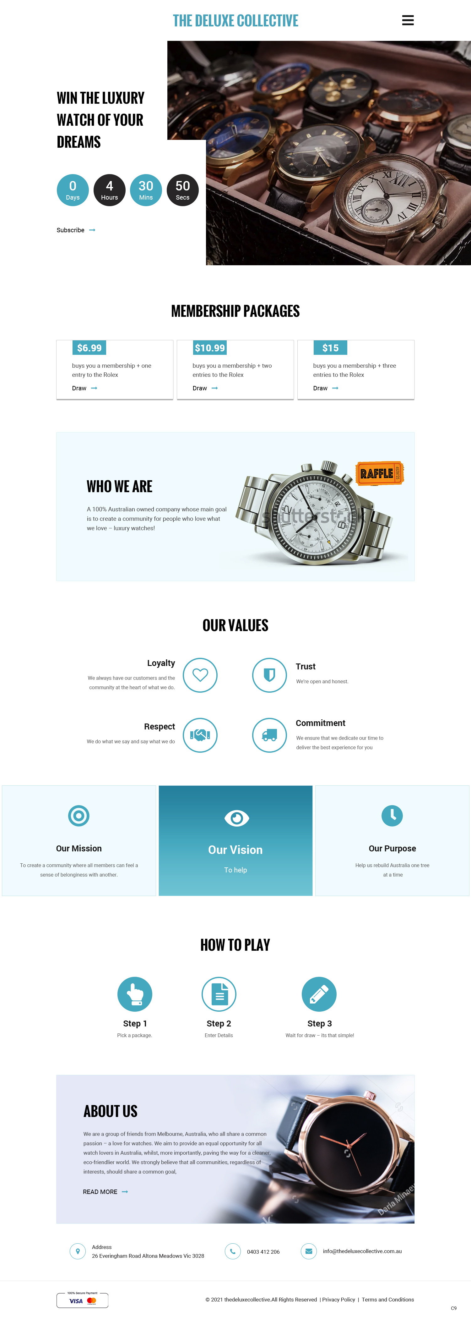 Diseño Web por pb para The Deluxe Collective | Diseño #27066788