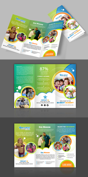 Informational Trifold Flyer to Highlight Our After-School Program Curriculum | Design de Flyer par n214008