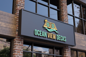 Ocean View Decks | Logo-Design von makerlogoz