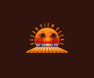 Ocean View Decks | Logo Design by ACK Design