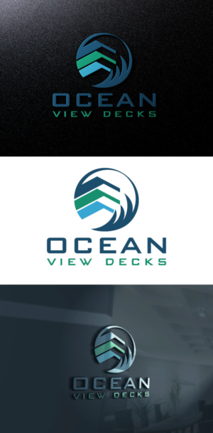 Ocean View Decks | Logo Design by akterkhadijars