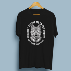 Realistic Illustration of Wolf for T Shirt | T-shirt Design by duskpro79