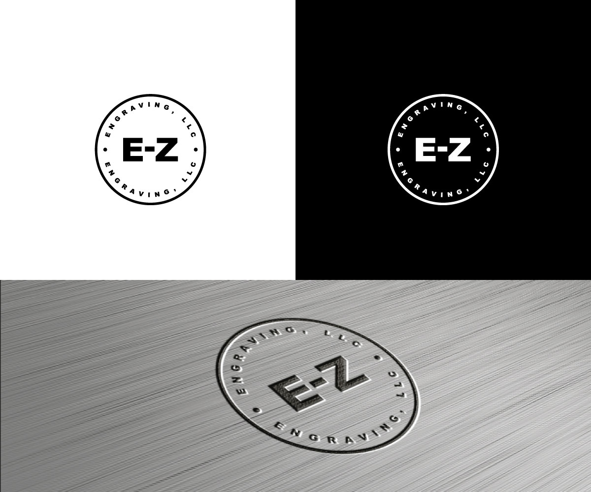 Logo Design by uitaki for E-Z Engraving, LLC | Design #27059156