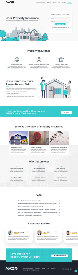 We are an appraisal and dispute resolution company that works with insurance companies and insureds. | Web-Design von nzdesigners