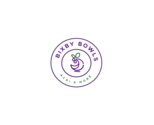 Bixby Bowls Acai & More | Logo Design by Hiccups Design