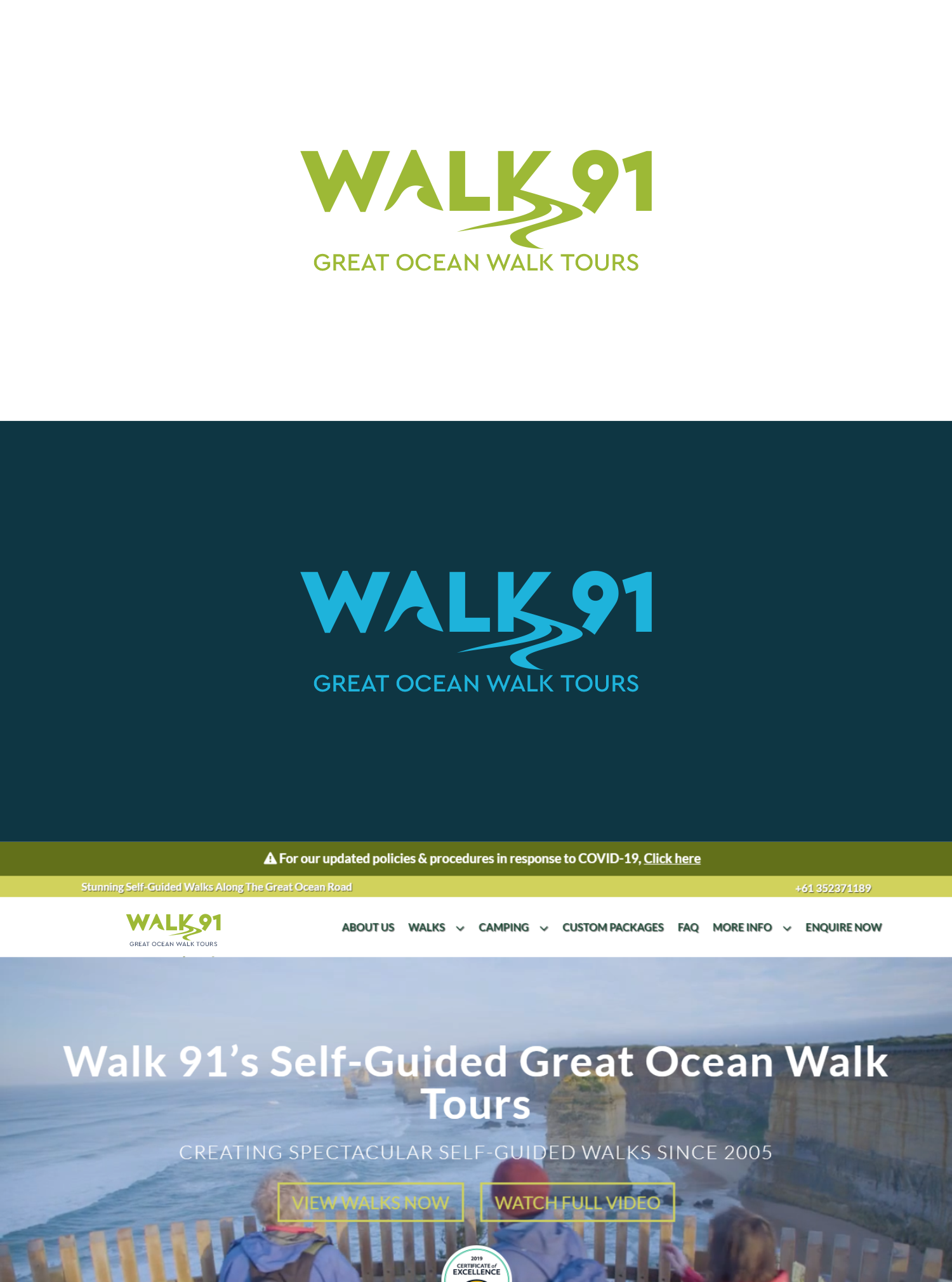 Logo Design by Omee for Apollo Bay Surf & Kayak | Design #27142507