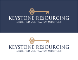 KEYSTONE RESOURCING - Simplified Contractor Solutions | Logo Design by BNdesigner