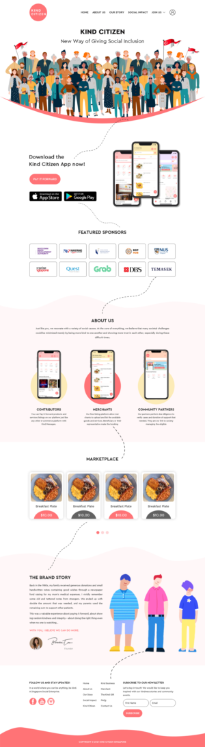 Web-Design von MAZY für Gmeal Singapore Pte Ltd | Design #27065152