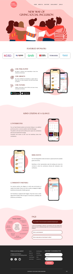 Web Design by pb for Gmeal Singapore Pte Ltd | Design: #27071859