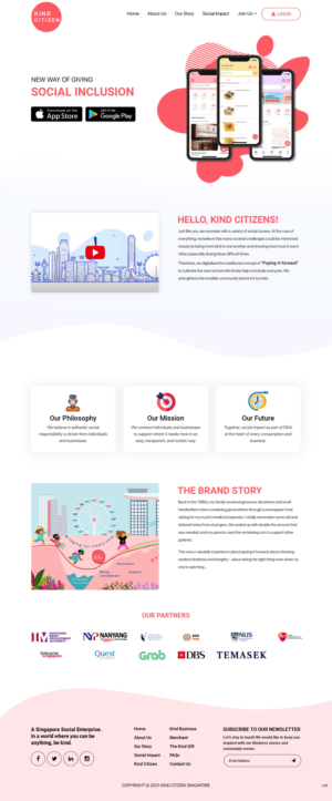 Web Design by pb for Gmeal Singapore Pte Ltd | Design: #27071866