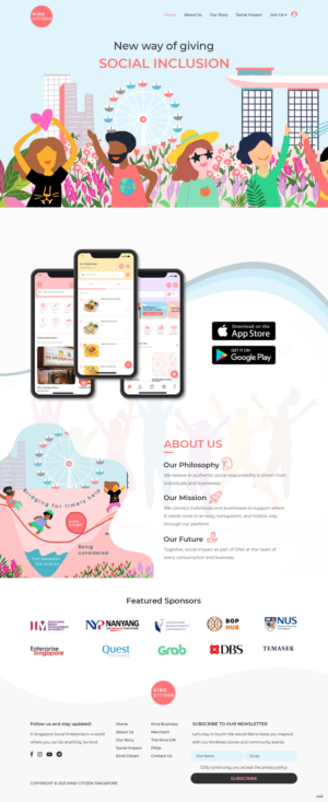 Web Design by pb for Gmeal Singapore Pte Ltd | Design: #27071868